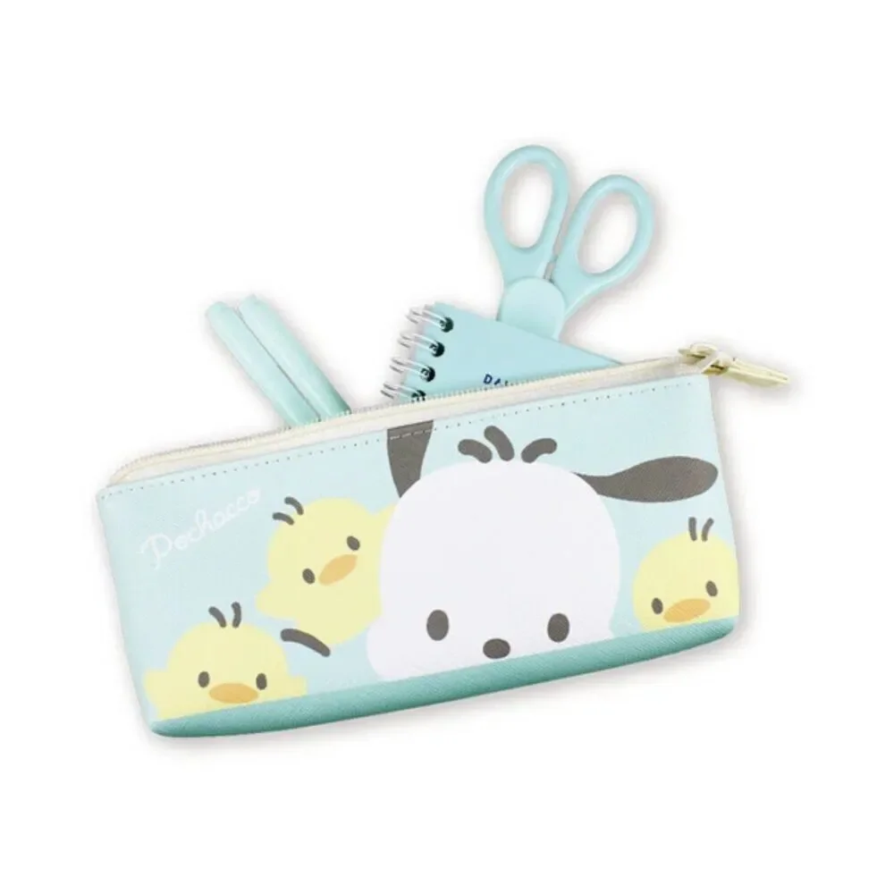 Sanrio pompompurin and pochacco pencil case